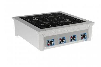 Induktionsspis Bänk, FSIB4029 Pro, 4 zoner, 250x250mm, 14 kW