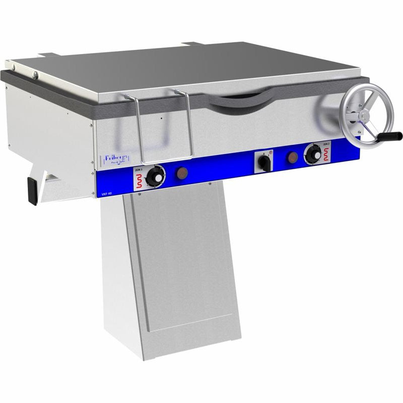 Stekbord VKF40D/1, 140 Djup, Man.Tipp, Fast Fotpelare