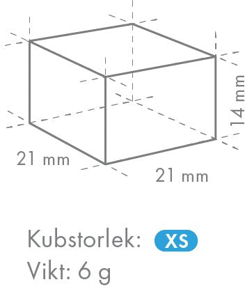 Ismaskin Kub XS 210kg/dygn Vattenkyld