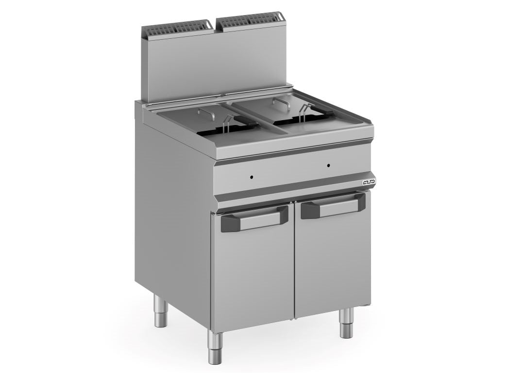 Dubbel fritös Gas 25kW | 28l