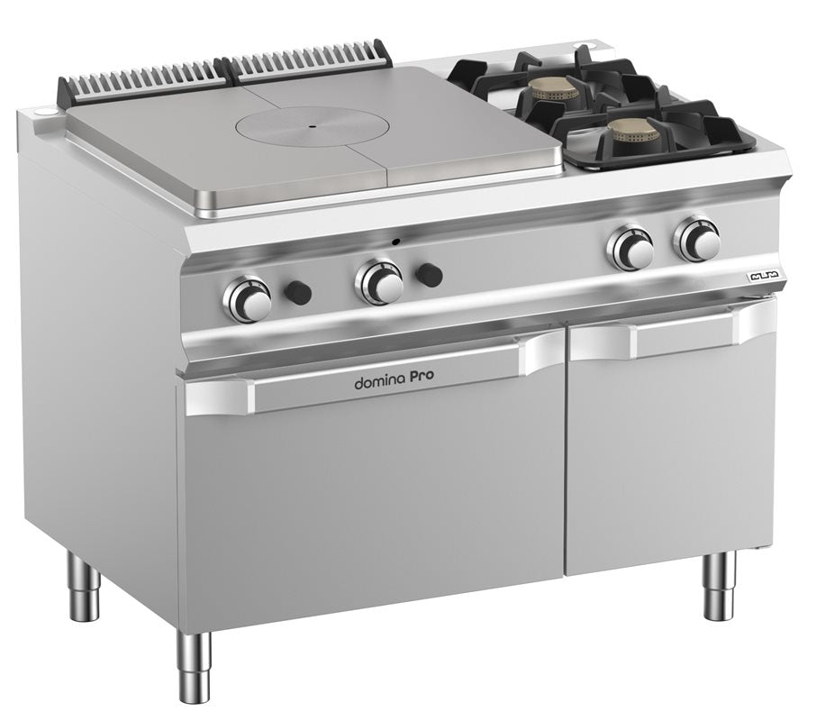 Hällspis Gas med ugn/ 2st brännare - Domina Pro 700