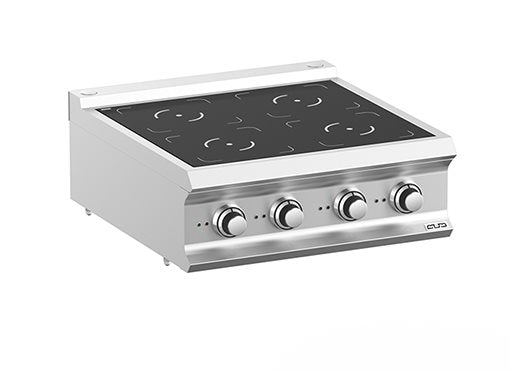 Induktionsspis, bänkmodell, 4 kokzoner- Domina Pro 700