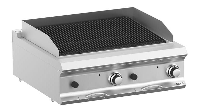 Lavastensgrill, Gas, Bänk 2 brännare  Domina pro 700