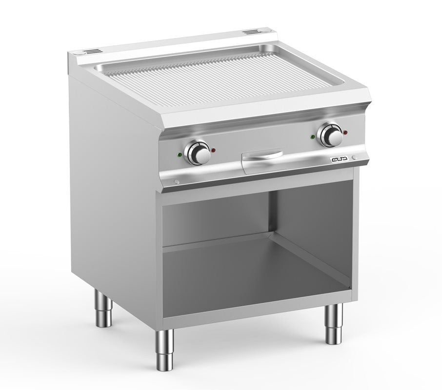 Stekhäll El, Räfflad/Krom 2x5kw. Domina Pro 700