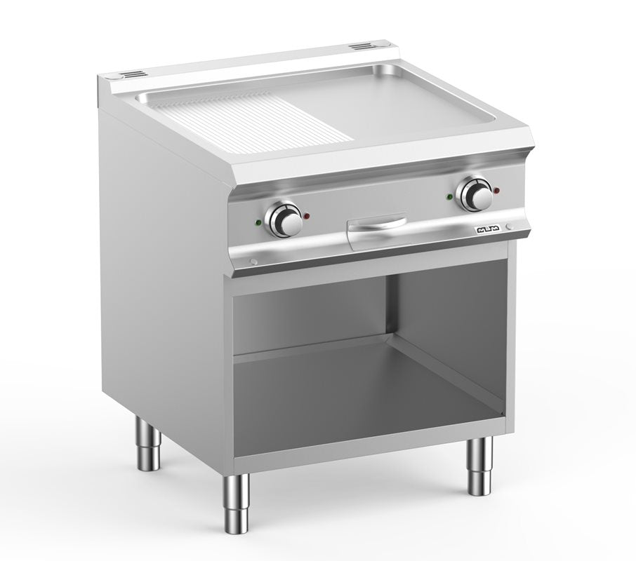 Stekhäll El, Räfflad/Slät 2x5kw. Domina Pro 700