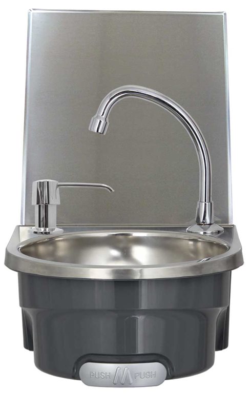 Handfat 'Push Front', BaSix 300mm
