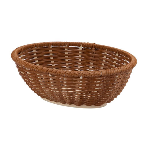 Brödkorg oval Brun PP plast