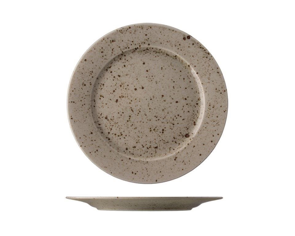 Lifestyle Tallrik flat med bräm D26cm Natural