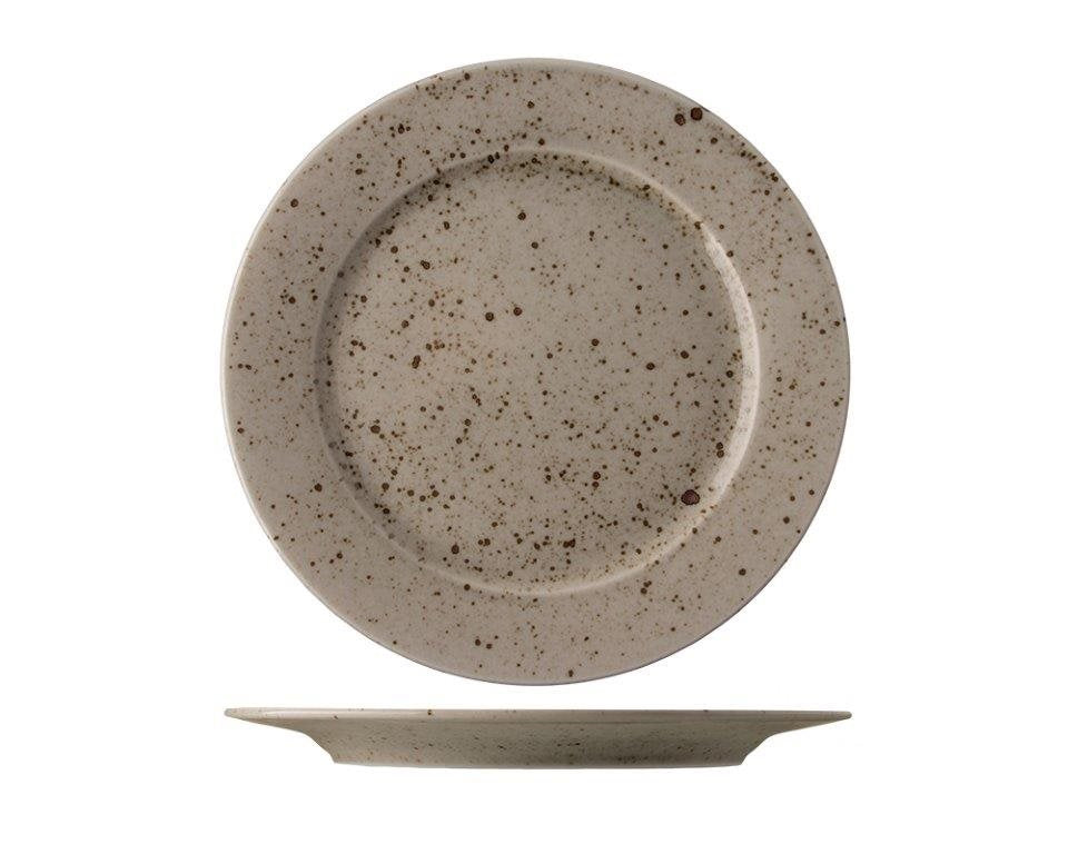 Lifestyle Tallrik flat med bräm D28cm Natural