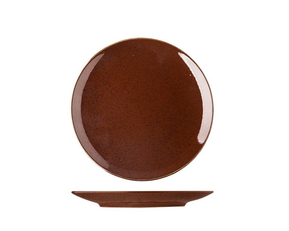 Lifestyle Tallrik flat utan bräm D21cm Cocao