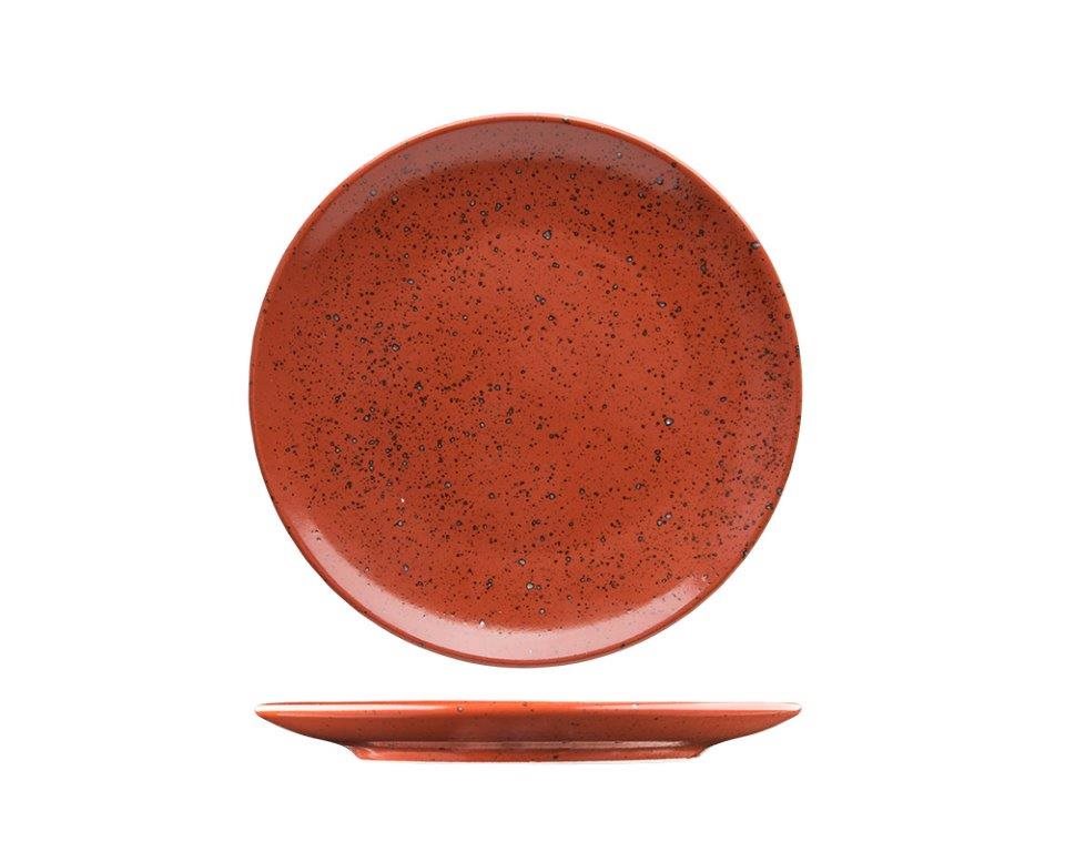 Lifestyle Tallrik flat utan bräm D24cm Volcano
