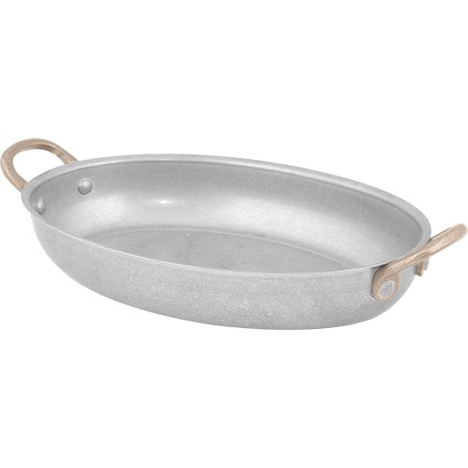 Oval Antique fat med 2 mässings htg, 16,5x12,5, 35cl