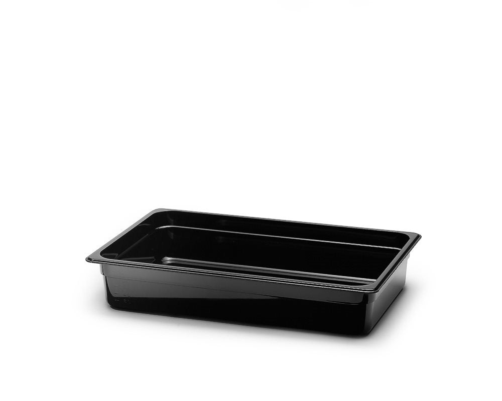 Polycarbonat kantin, Svart. GN 1/1.