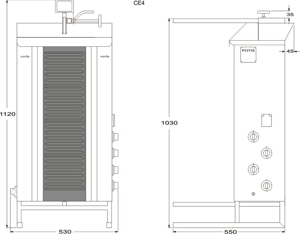 Kebabgrill CE4