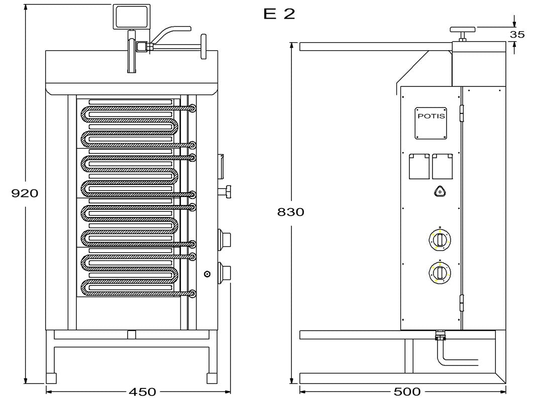 Kebabgrill E2-N