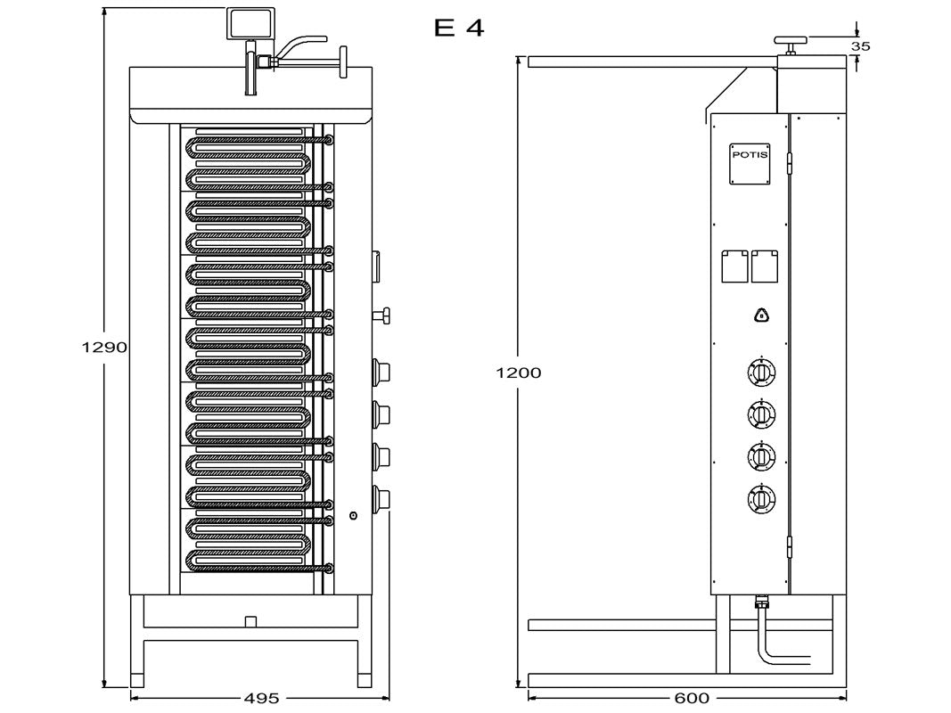 Kebabgrill E4-S