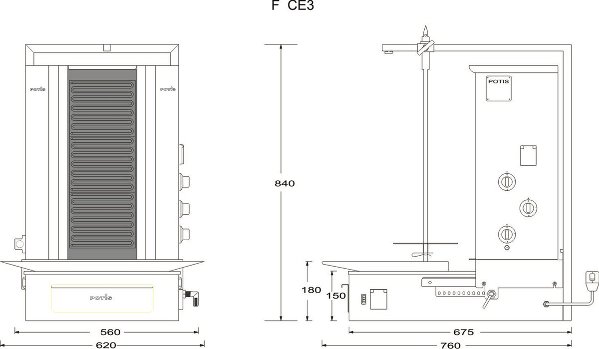Kebabgrill F CE3
