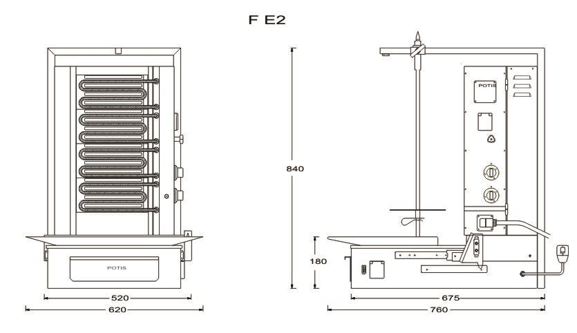 Kebabgrill F E2-N
