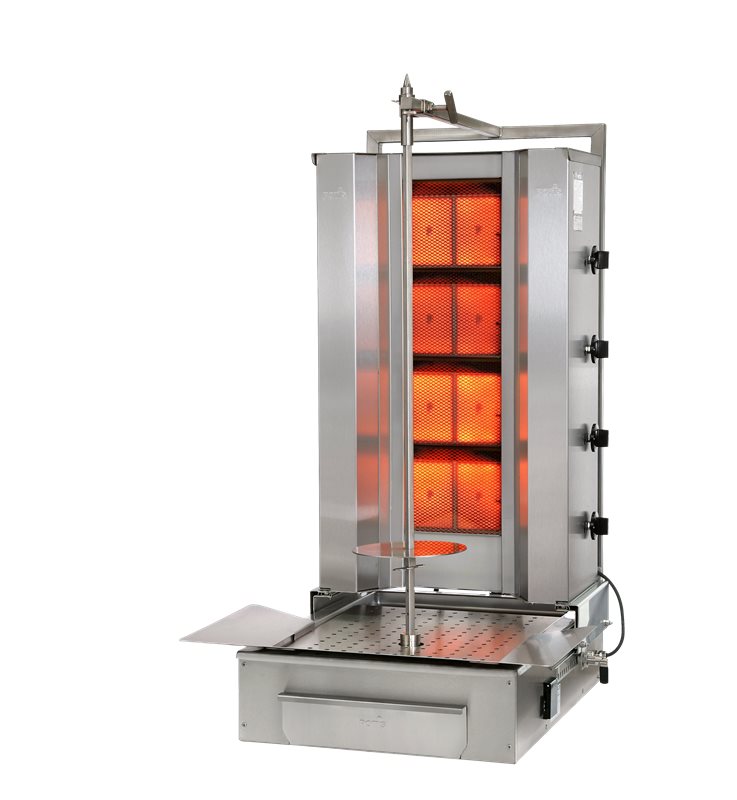 Kebabgrill F GD4 Gas