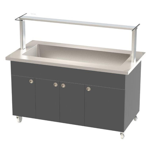 Buffékylvagn 4 GN 1/1, 0,3kW, +3˚C till +8˚C