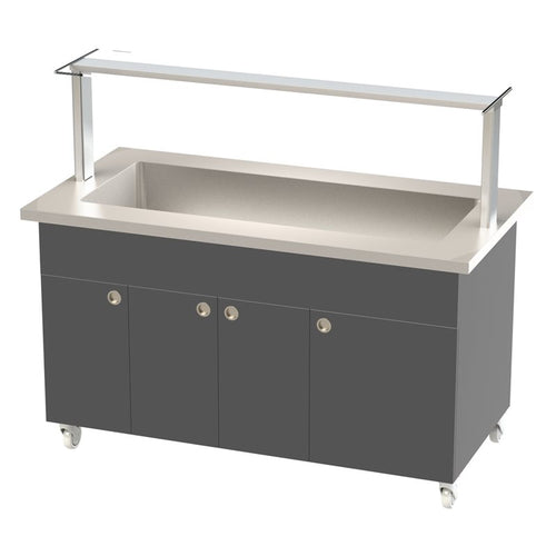 Buffévagn 4 GN 1/1, 1,5kW till 4,5kW, +30˚C till +90˚C