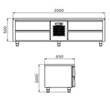 Grillkylbänk 2000,Smart Line