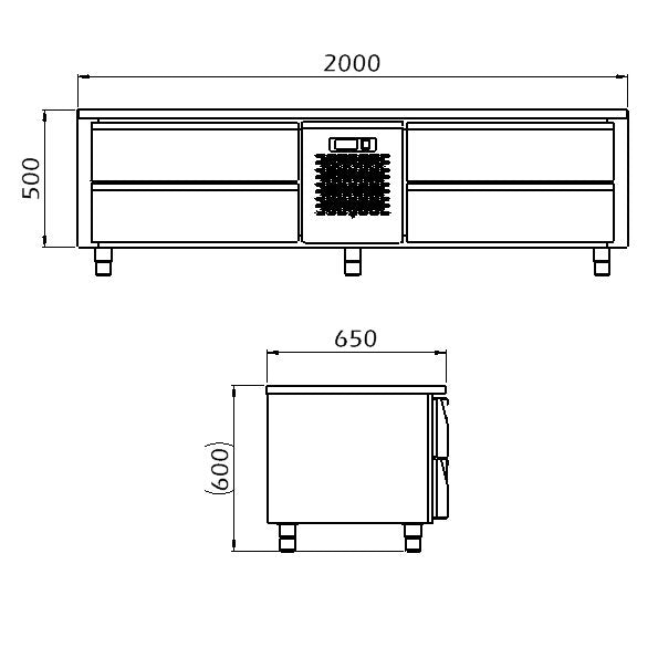 Grillkylbänk 2000,Smart Line