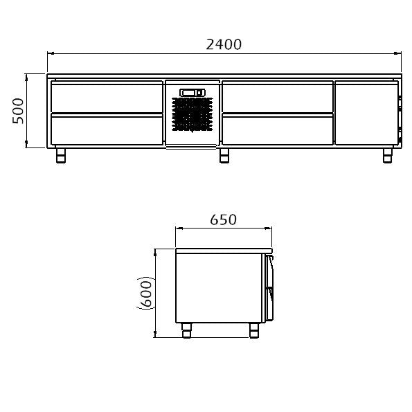 Grillkylbänk 2400, Smart Line