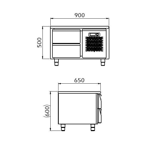 Grillkylbänk 900, Smart Line
