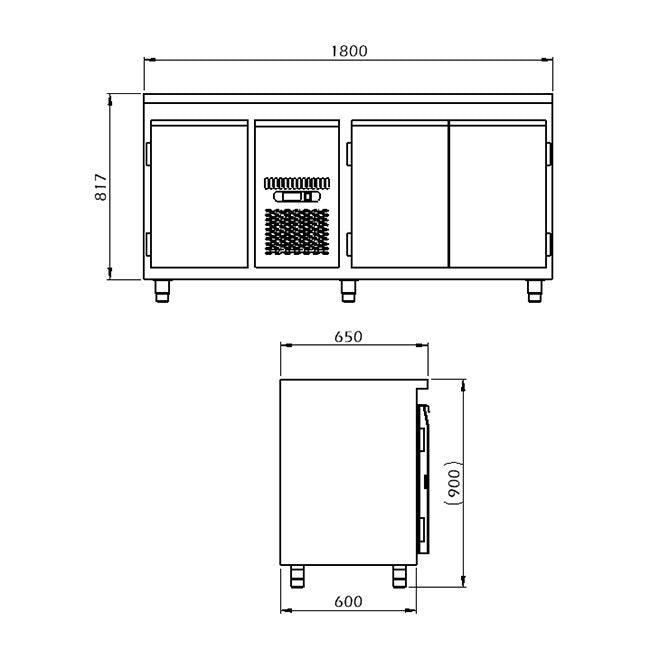 Kylbänk 1800 Smart line