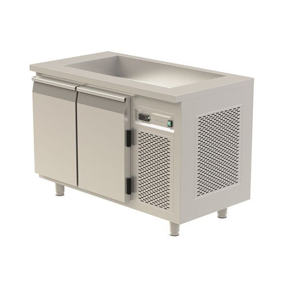 Kylbänk1300 med GN-brunn