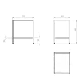 Stativ Wery 600, 400x535x580
