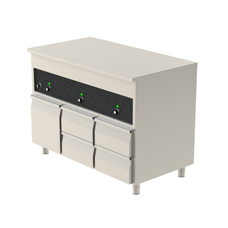 Värmebänk ECO-line, 2,1kW, 3 x GN 1/1