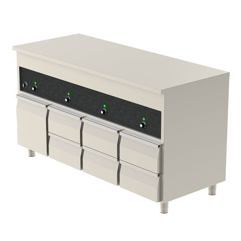 Värmebänk ECO-line, 2,8kW, 4 x GN 1/1