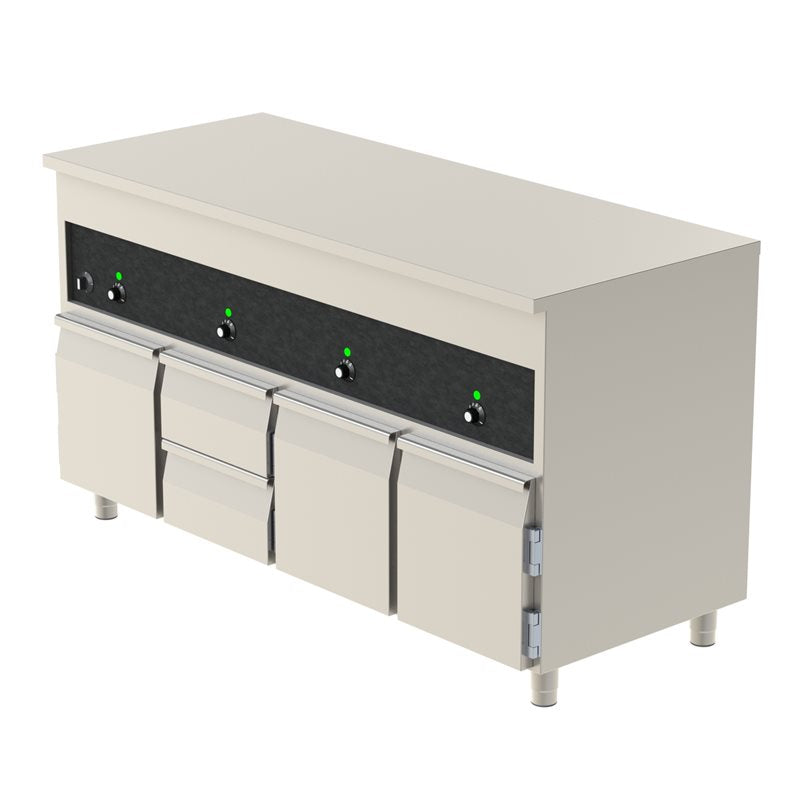Värmebänk ECO-line, 2,8kW, 4 x GN 1/1