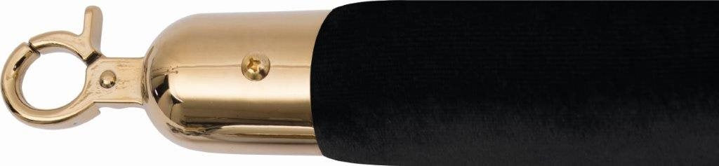 Avdelningsrep Sammet, 1500mm Krok i Guld