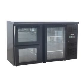Barkyl med 1 glasdörr och 2 lådor, modell BC 2100 G S2