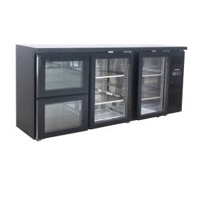 Barkyl med 2 glasdörrar och 2 lådor, modell BC 3100 G S2