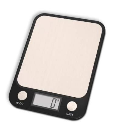 digital köksvåg / med glasplatta upp till 5 kg modell 4797