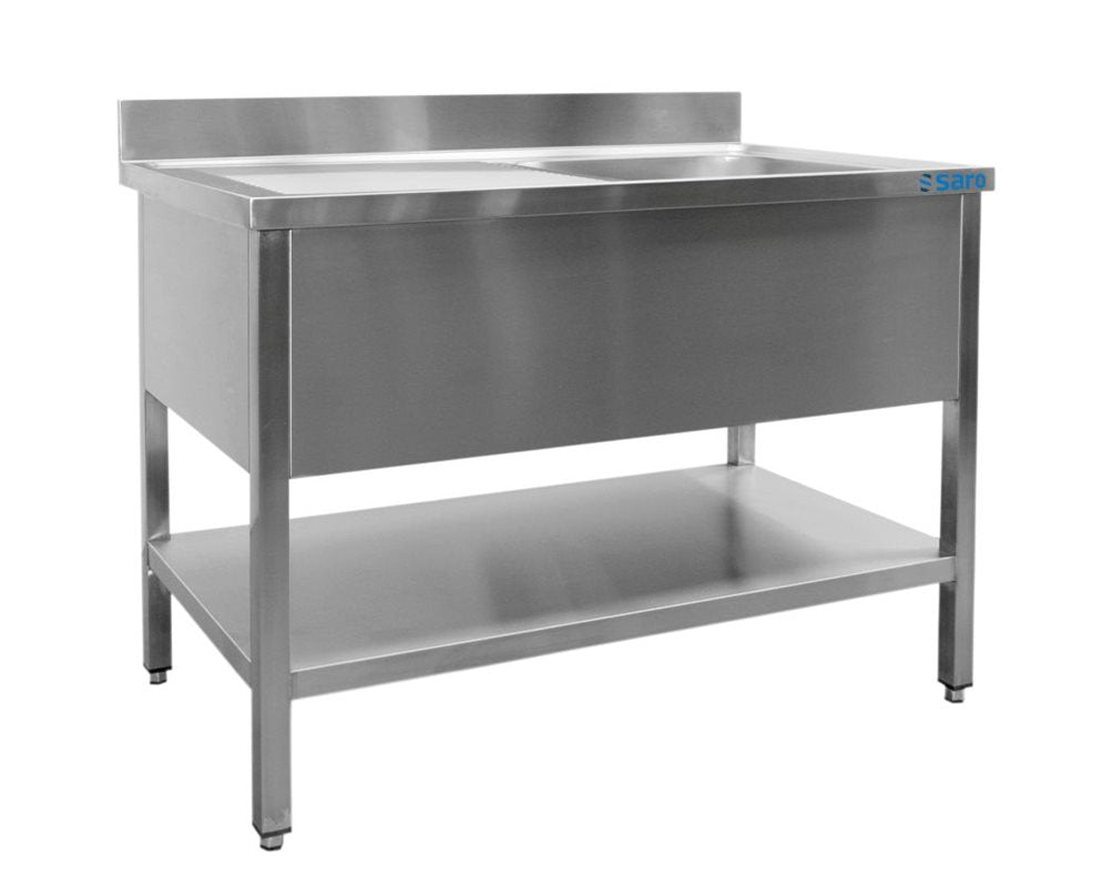 diskbänk med 1 ho, centrerad – 700 mm djup, 700 mm