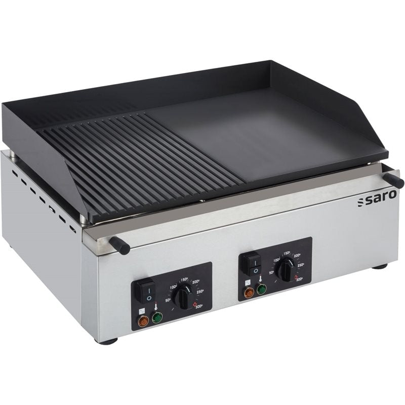 elektrisk stekhäll (räfflad + slät) modell GPK 610