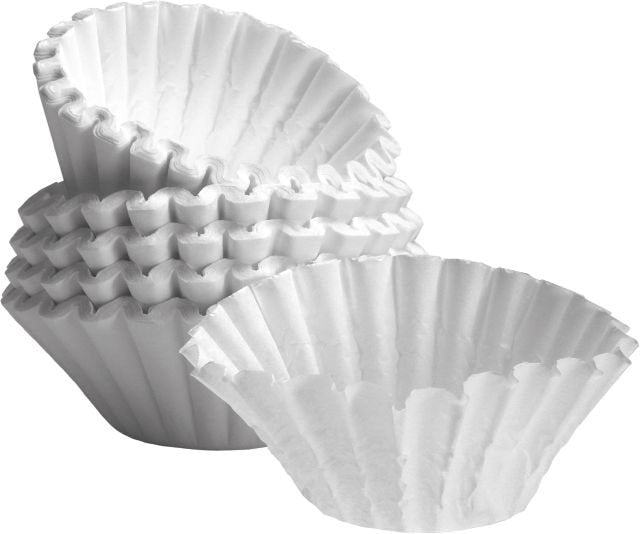 filterpapper för kaffemaskiner, blekt