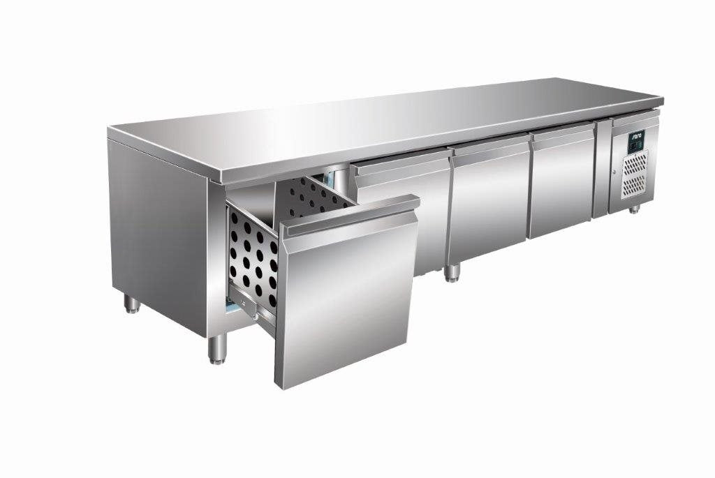 Grillkylbänk 4 lådor, UGN 4100 TN-4S