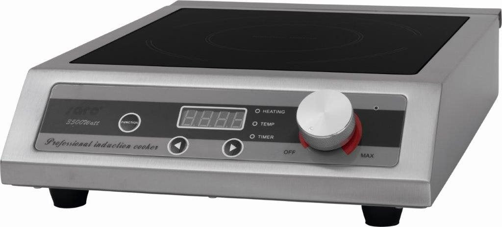 Induktionsplatta Finja, 3,5kW, Kokkärl: Ø 12-26cm