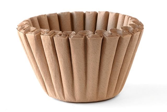 korgfilterpapper för kaffemaskiner, oblekt