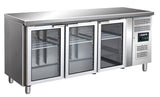 Kylbänk med glasdörrar modell GN 3100 TNG