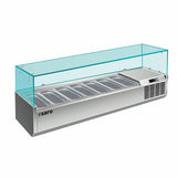 Kylränna glastop 1/4 GN  VRX 1600/330