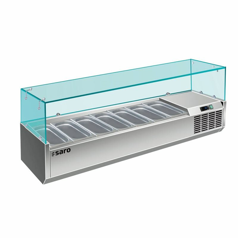 Kylränna glastop 1/4 GN  VRX 1600/330