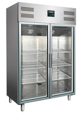 kylskåp med glasdörrar – 2/1 GN modell GN 1200 TNG