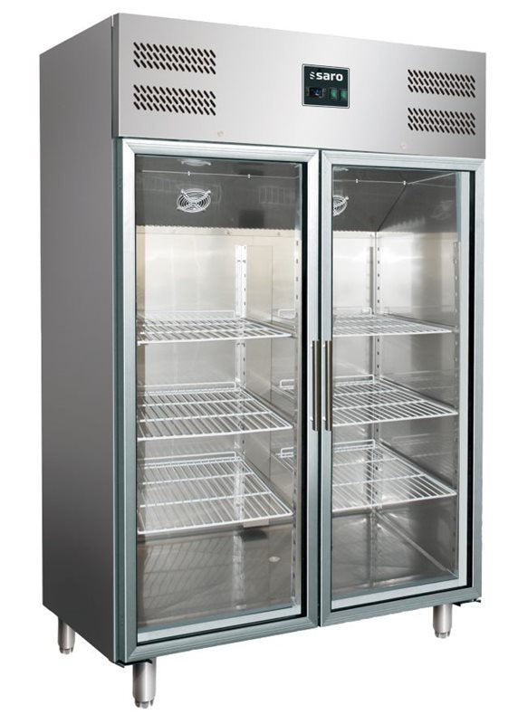 kylskåp med glasdörrar – 2/1 GN modell GN 1200 TNG